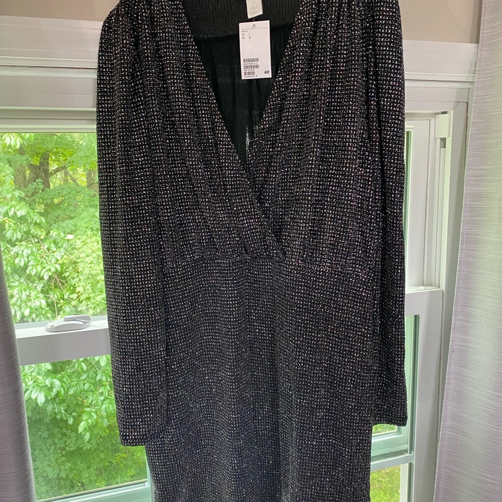 H&M Glitter Bodycon Dress